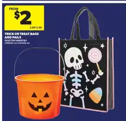 Real Canadian Superstore TRICK OR TREAT BAGS AND PAILS offer