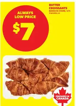 Real Canadian Superstore BUTTER CROISSANTS, 12' S offer