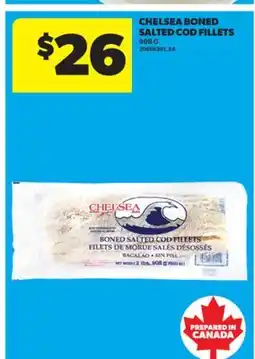 Real Canadian Superstore CHELSEA BONED SALTED COD FILLETS, 908 G offer
