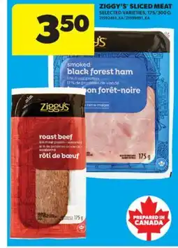 Real Canadian Superstore ZIGGY'S SLICED MEAT, 175/300 G offer