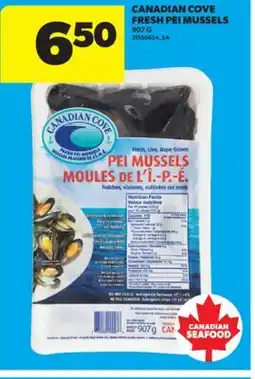 Real Canadian Superstore CANADIAN COVE FRESH PEI MUSSELS, 907 G offer