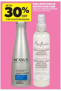 Real Canadian Superstore SHEA MOISTURE OR NEXXUS HAIR CARE offer