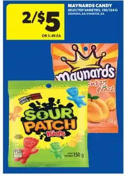 Real Canadian Superstore MAYNARDS CANDY, 150/154 G offer