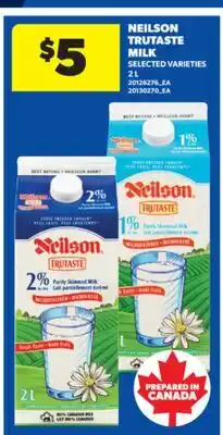 Real Canadian Superstore NEILSON TRUTASTE MILK, 2 L offer