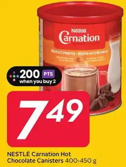 Sobeys NESTLÉ Carnation Hot Chocolate Canisters offer