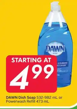 Sobeys DAWN Dish Soap offer