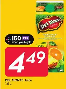 Sobeys DEL MONTE Juice offer