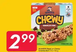 Sobeys QUAKER Dipps or Chewy Granola Bars offer