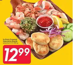 Sobeys In-Store Prepared Seacuterie Boards offer