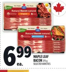 Metro MAPLE LEAF BACON offer