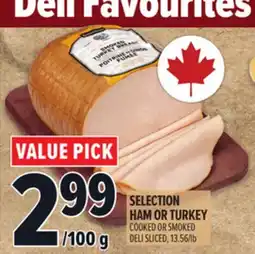 Metro SELECTION HAM OR TURKEY offer