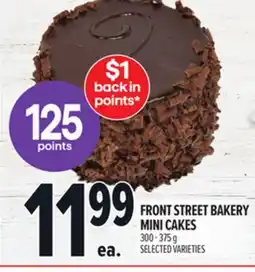 Metro FRONT STREET BAKERY MINI CAKES offer