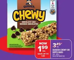 Metro QUAKER CHEWY OR DIPPS BARS offer