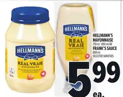 Metro HELLMANN'S MAYONNAISE offer