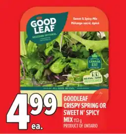 Metro GOODLEAF CRISPY SPRING OR SWEET N' SPICY offer