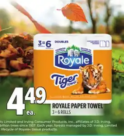 Metro ROYALE PAPER TOWEL offer