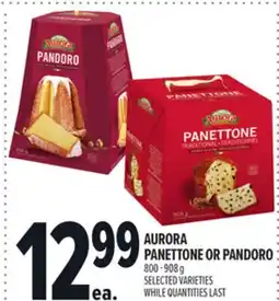 Metro AURORA PANETTONE OR PANDORO offer