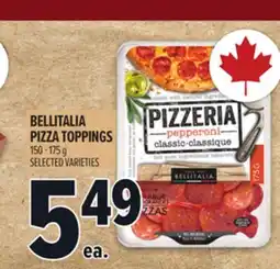 Metro BELLITALIA PIZZA TOPPINGS offer