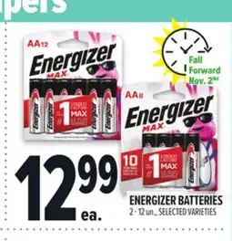 Metro ENERGIZER BATTERIES offer