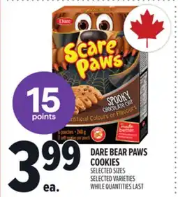 Metro DARE BEAR PAWS COOKIES offer