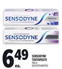 Metro SENSODYNE TOOTHPASTE offer