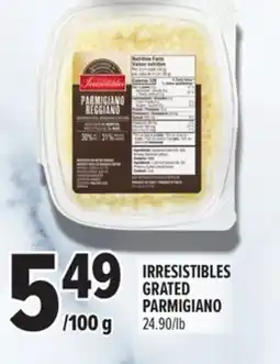 Metro IRRESISTIBLES GRATED PARMIGIANO offer