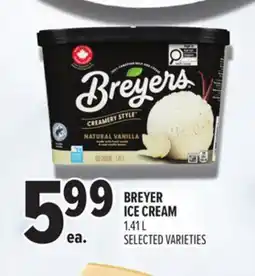 Metro BREYER ICE CREAM offer