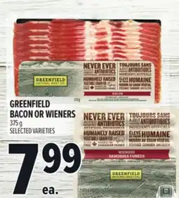Metro GREENFIELD BACON OR WIENERS offer
