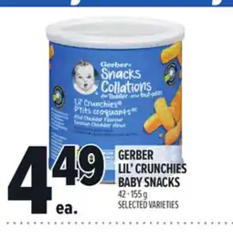 Metro GERBER LIL' CRUNCHIES BABY SNACKS offer