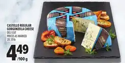 Metro CASTELLO REGULAR GORGONZOLA CHEESE offer