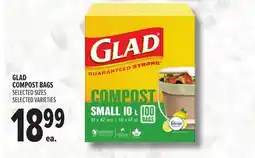 Metro GLAD COMPOST BAGS offer