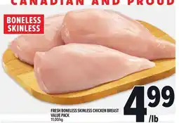 Metro FRESH BONELESS SKINLESS CHICKEN BREAST VALUE PACK offer
