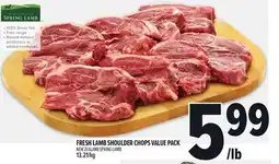 Metro NEW ZEALAND SPRING LAMB FRESH LAMB SHOULDER CHOPS VALUE PACK offer