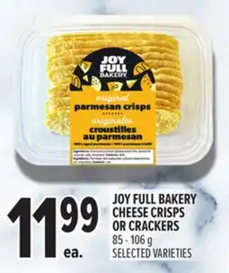 Metro JOY FULL BAKERY CHEESE CRISPS OR CRACKERS offer