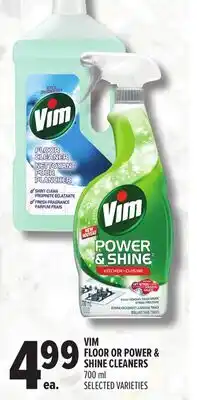 Metro VIM FLOOR OR POWER & SHINE CLEANERS offer