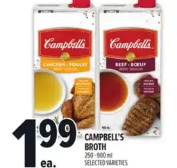 Metro CAMPBELL'S BROTH offer