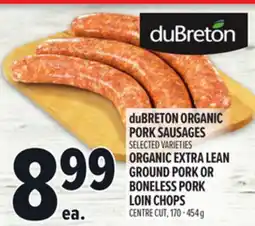 Metro DUBRETON ORGANIC PORK SAUSAGES offer