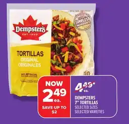 Metro DEMPSTERS 7 TORTILLAS offer