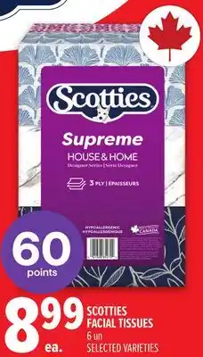 Metro SCOTTIES FACIAL TISSUES offer