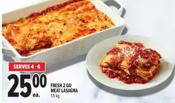 Metro FRESH 2 GO MEAT LASAGNA offer