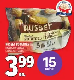 Metro RUSSET POTATOES offer