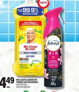 Metro MR. CLEAN CLEANERS OR FEBREZE AIR FRESHENERS offer