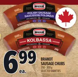 Metro BRANDT SAUSAGE CHUBS offer