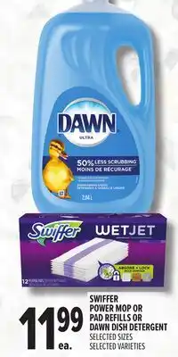 Metro SWIFFER POWER MOP OR PAD REFILLS OR DAWN DISH DETERGENT offer