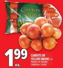 Metro CARROTS OR YELLOW ONIONS offer