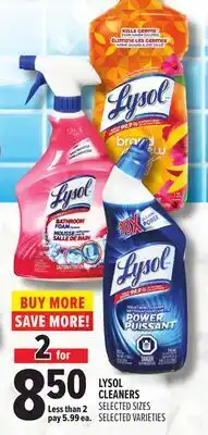 Metro LYSOL CLEANERS offer