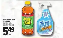 Metro PINE-SOL OR TILEX CLEANERS offer