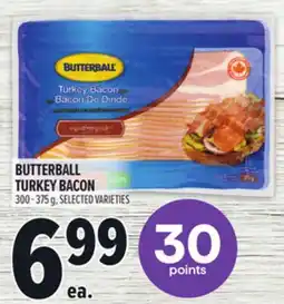 Metro BUTTERBALL TURKEY BACON offer