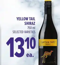 Metro YELLOW TAIL SHIRAZ offer