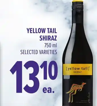 Metro YELLOW TAIL SHIRAZ offer